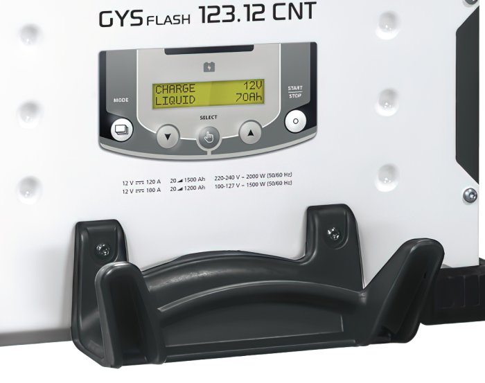 Зарядное устройство вертикальное GYS Gysflash 123.12 CNT FV, 120А, инверторное