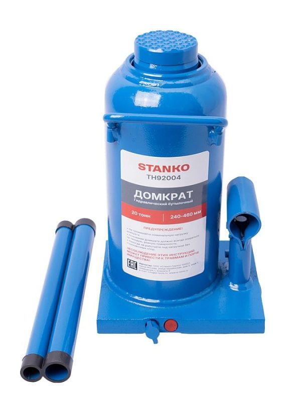 Домкрат бутылочный гидравлический 20 тонн STANKO TH92004, автомобильный