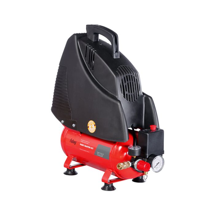 Компрессорный набор Fubag Paint Master Kit, прямой безмасляный, 220В, 180л/мин, + 3 предмета