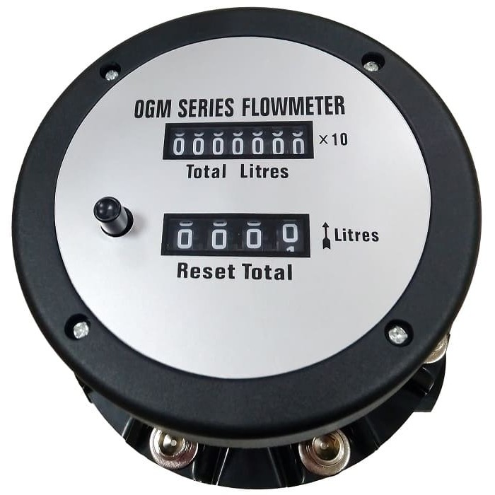 Счетчик для бензина и ДТ Petroll OGM-40, механический, расходомер топлива, 250 л/мин