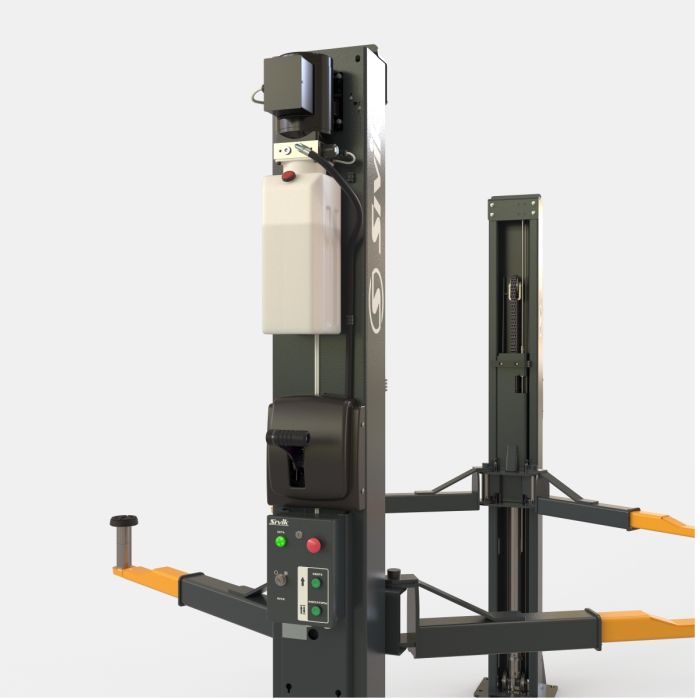 Подъемник двухстоечный автомобильный 4,2 тонны Sivik ПГА-4200-НС синий, электрогидравлический, 380В