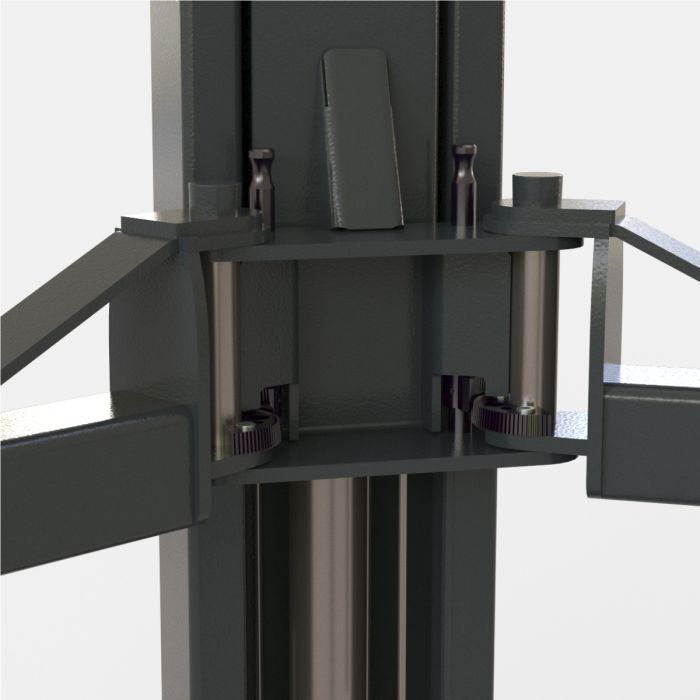 Подъемник двухстоечный автомобильный 4,2 тонны Sivik ПГА-4200-НС синий, электрогидравлический, 380В