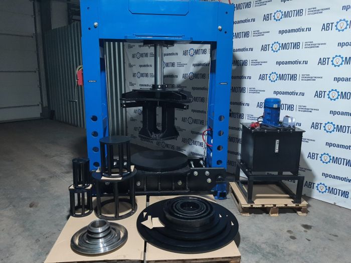 Пресс универсальный электрогидравлический 150 т ПГШ150,  для цеховых и шиномонтажных работ