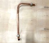 Воздухопровод (трубка компрессорная) Remeza LB50 R 3128.00.00.200