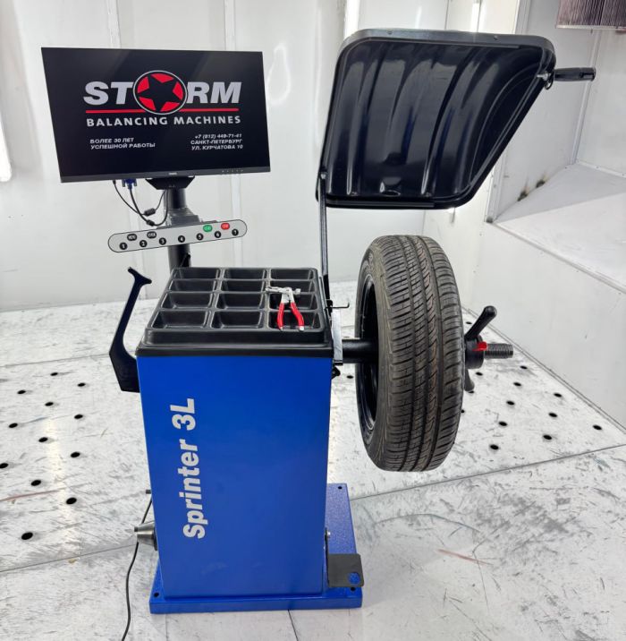 Балансировочный станок Systerm4You S4 SPRINTER 3L, легковой, автоматический, 220В