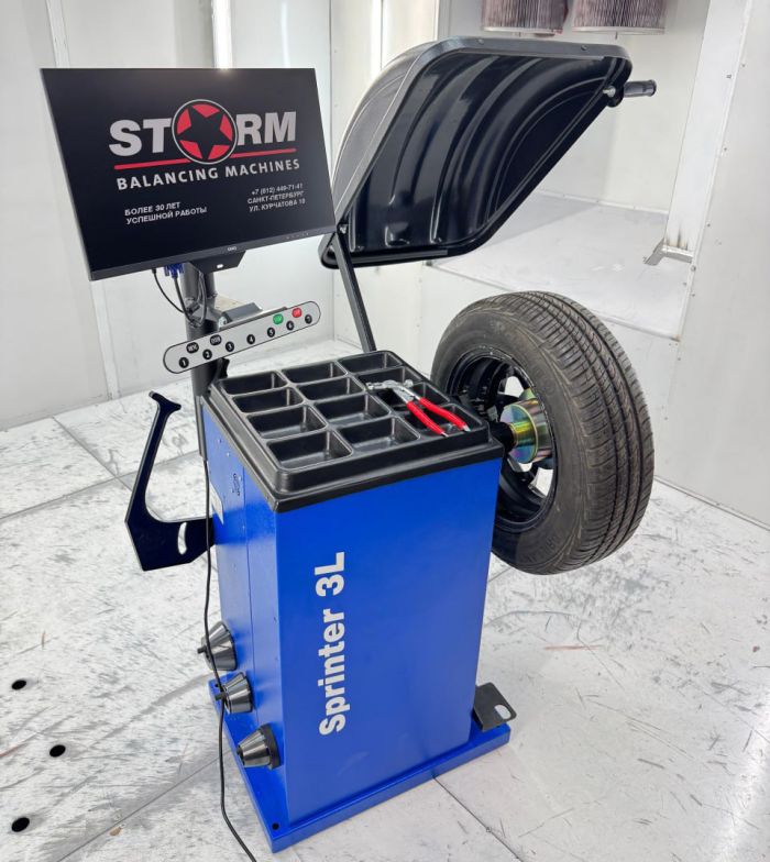 Балансировочный станок Systerm4You S4 SPRINTER 3L, легковой, автоматический, 220В