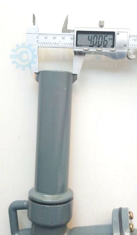 Кран раздаточный АЗС-40, заправочный пистолет для бензина, дизеля, механический, 400 л/мин