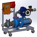 Станция перекачки спиртов и растворителей 300 литров в минуту, 220В