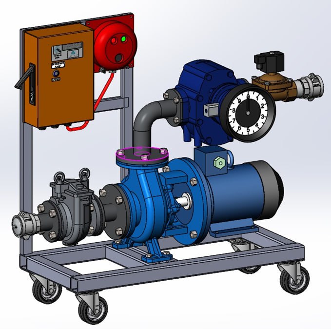Станция перекачки спиртов и растворителей 300 литров в минуту, 380В