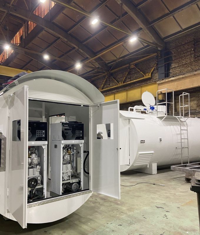 Benza Бизнес-Моноблок Р-15, 15 куб.м, станция топливозаправочная мобильная , двустенная, однокамерная