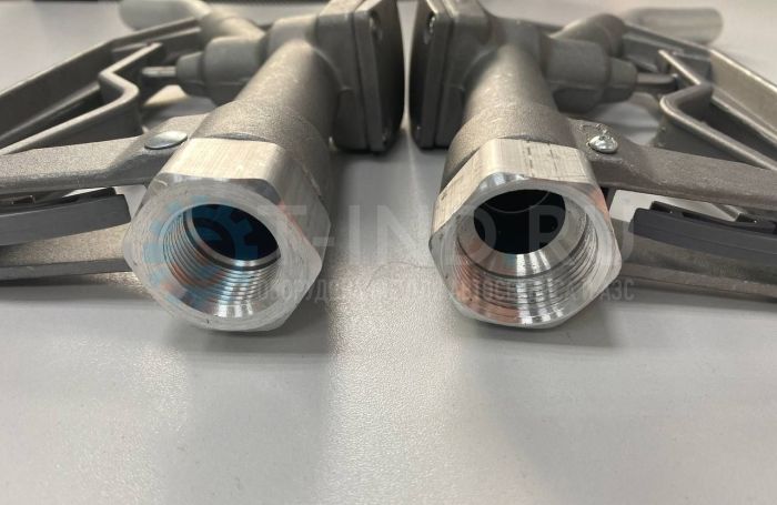 Заправочный пистолет РКТ-20, кран раздаточный топливной, механический, 100 л/мин