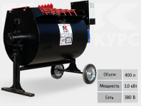 Растворосмеситель передвижной цикличный PST RN-300, 400 литров, 380В, 3кВт