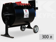 Растворосмеситель передвижной цикличный PST RN-300, 300 литров, 380В, 2,2кВт