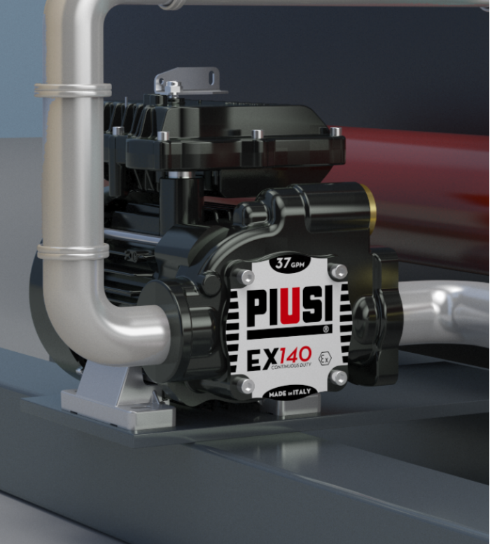 Насос для перекачки бензина, дизельного топлива, керосина, спирта Piusi EX100, 220В-вольт(V),100 л/мин