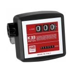 Счетчик дизельного топлива Piusi K33 Ver. C, механический, расходомер топлива, 120 л/мин