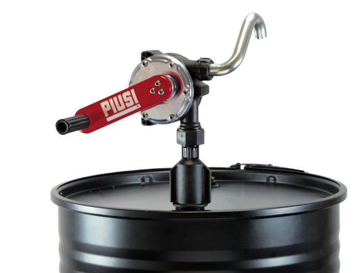 Насос для дизельного топлива, масла ручной роторный для бочки Piusi Hand Pump Diesel F0033250A, 38 л/мин