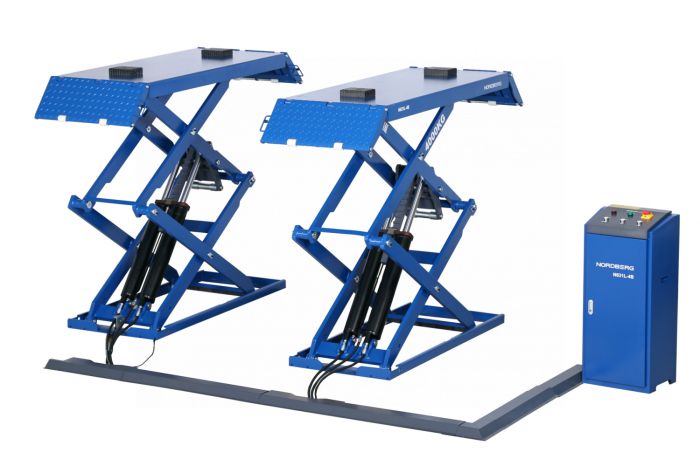 Подъемник автомобильный ножничный 3,5 тонны Nordberg N631L-4B_380, гидравлический, 380В