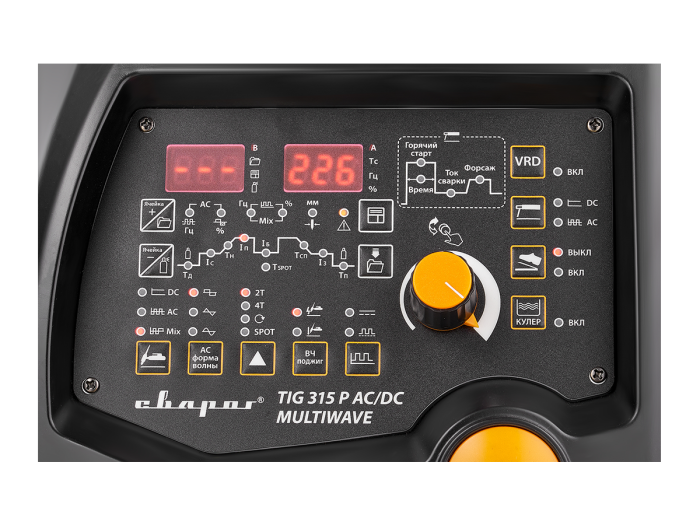 Сварочный аппарат инверторный Сварог PRO TIG 315 P AC/DC MULTIWAVE (E202), MMA&TIG, 380В