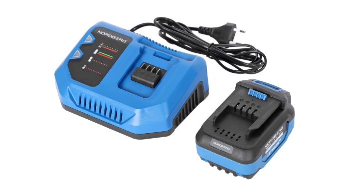 Шприц аккумуляторный для густой смазки Nordberg NE774K, 420 мл