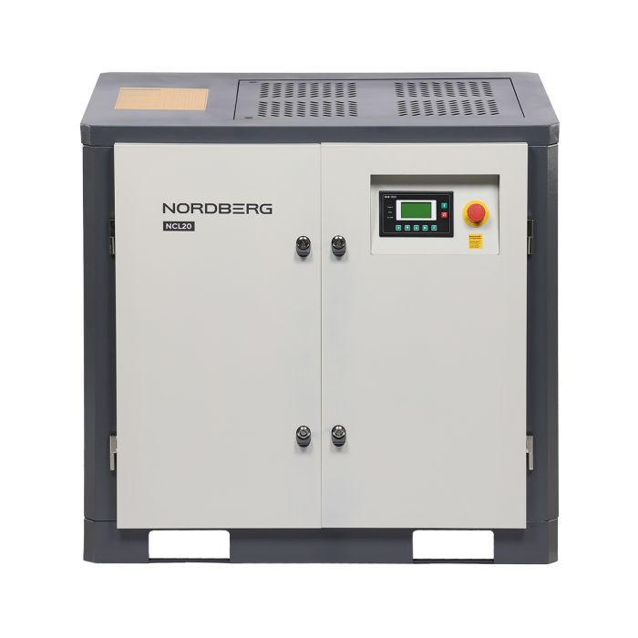 Винтовой компрессор Nordberg NCL20, прямой привод, 10 бар, IP55, 2100л/мин, 15кВт