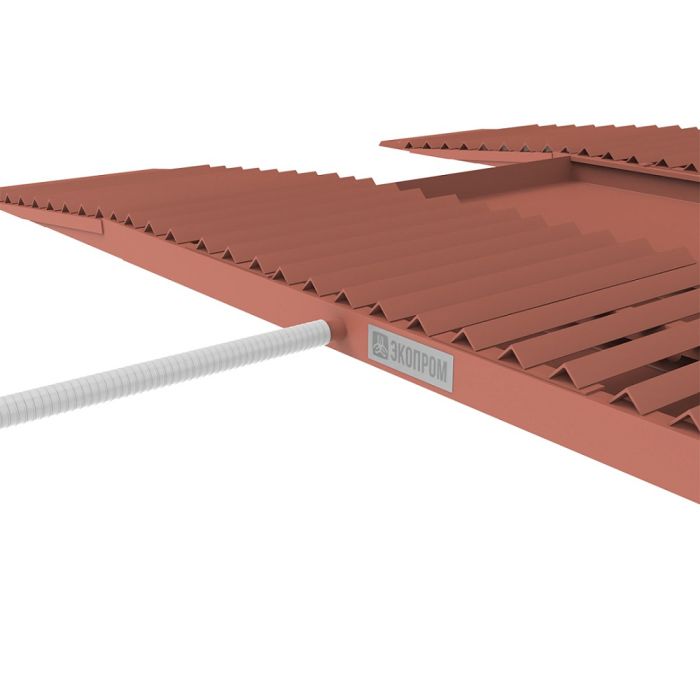 Эстакада металлическая ЭкоПром «Каскад» Комфорт, разборная, 4м, красная