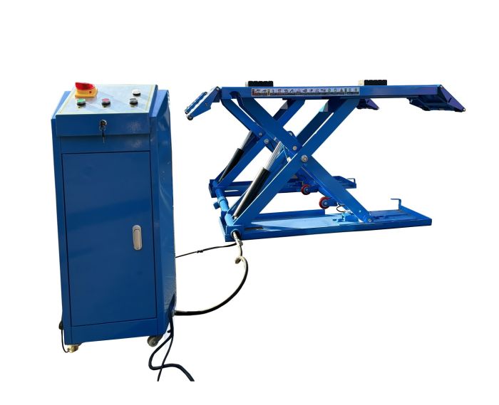 Подъемник автомобильный ножничный 3 тонны Техносоюз TS-1502, электрогидравлический, 220В