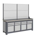 Модульный верстак Верстакофф MCN 2052.S9999-2, 4 тумбы, с дв. экраном