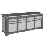 Модульный верстак Верстакофф MCN 2052.S9999, 4 тумбы