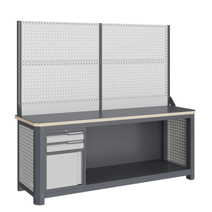 Модульный верстак Верстакофф MCN 2052.S9.111-2, 1 тумба, с дв. экраном