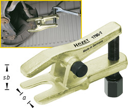 Универсальный съемник шаровых шарниров 12-50 мм HAZET 1790-7