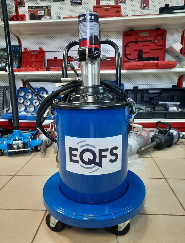 Нагнетатель смазки (солидолонагнетатель) EQFS ES-60550, пневматический, 20кг