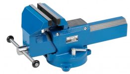 Тиски слесарные поворотные с наковальней NORDBERG NT180, 180мм