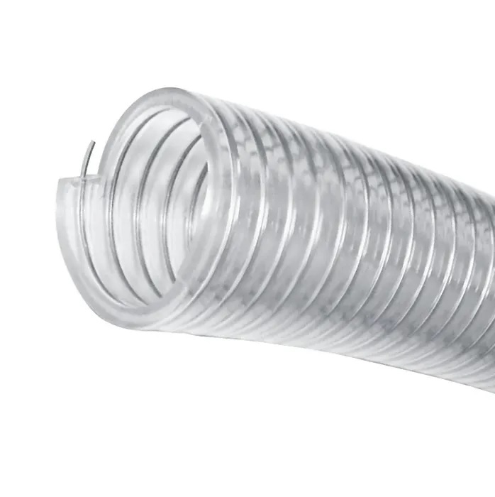 Рукав ПВХ армированный стальной спиралью пищевой TL025LG TITAN LOCK, 25мм