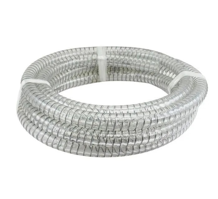 Рукав ПВХ армированный стальной спиралью пищевой TL025LG TITAN LOCK, 25мм