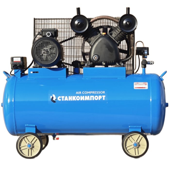 Поршневой компрессор Станкоимпорт ACH68023, ременной привод, 680 л/мин, 200л, 380В