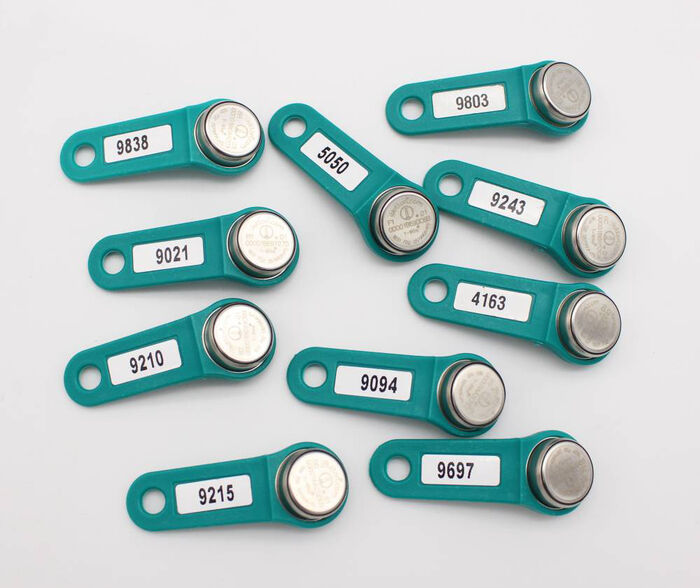 Комплект магнитных ключей Piusi R1249500A (зелёные), 10шт.