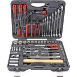 Набор инструментов в кейсе JTC JTC-H090C-B72, 90 предметов, с трещоткой, 1/2", 1/4"