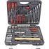 Набор инструментов в кейсе JTC JTC-H090C-B72, 90 предметов, с трещоткой, 1/2", 1/4"