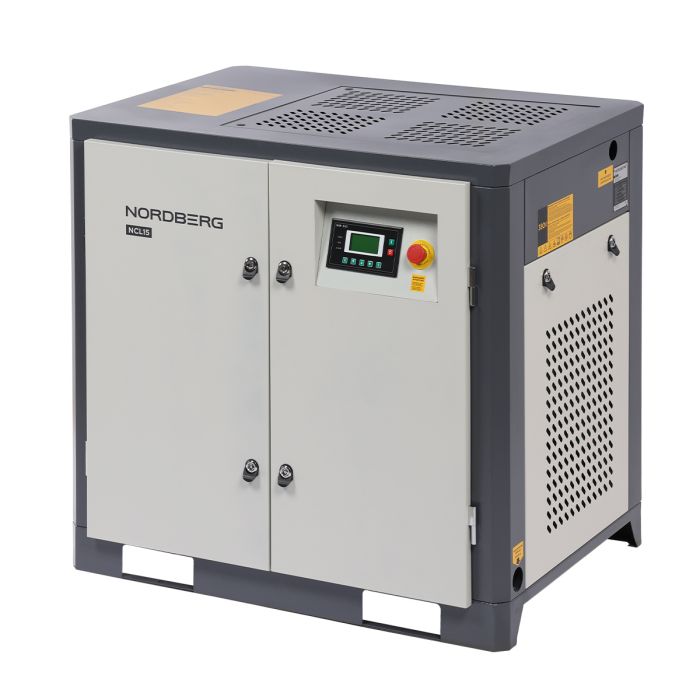 Винтовой компрессор Nordberg NCL15, прямой привод, 10 бар, IP55, 1400л/мин, 11кВт
