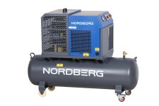 Винтовой компрессор Nordberg NCF5R, прямой привод, 10 бар, IP54, 450л/мин, 4кВт, 180л