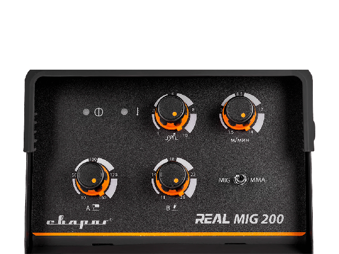 Сварочный инвертор полуавтомат Сварог REAL MIG 200 BLACK (N24002N), MIG/MAG&MMA, 220В