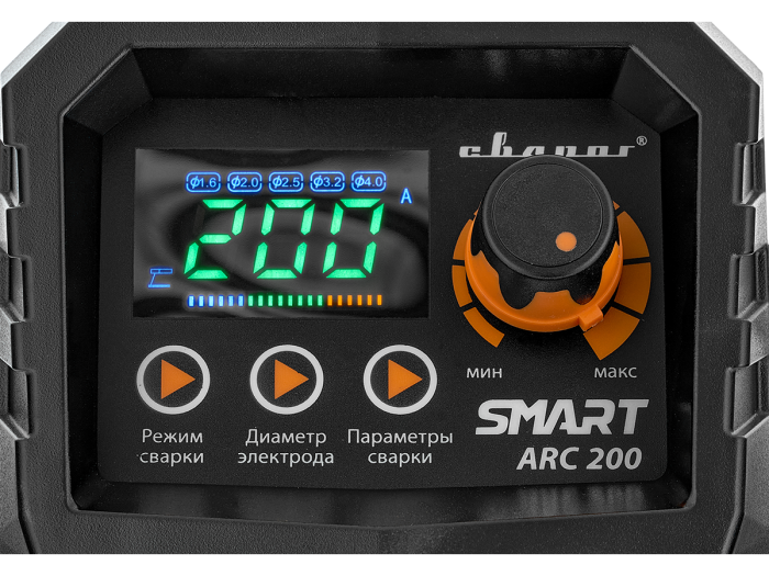 Сварочный аппарат инверторный Сварог REAL SMART ARC 200 (Z28303), MMA&TIG, 220В