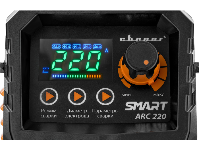 Сварочный аппарат инверторный Сварог REAL SMART ARC 220 (Z28403), MMA&TIG, 220В