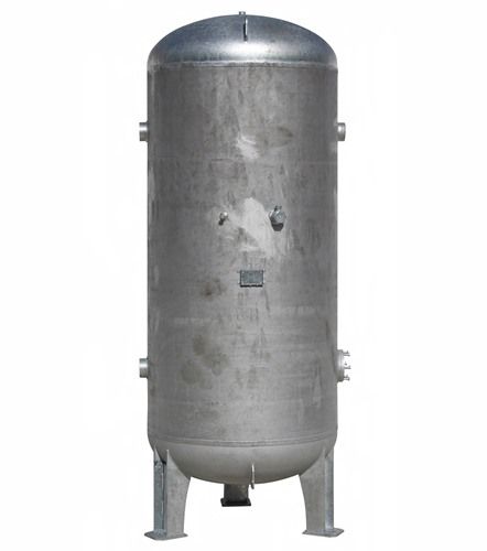 Воздушный ресивер для компрессора АСО Бежецк РВ 900/10Ц, вертикальный, 900 литров, оцинкованный