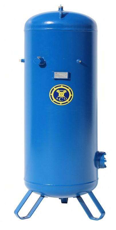 Воздушный ресивер для компрессора АСО Бежецк РВ 160/10, вертикальный, 160 литров