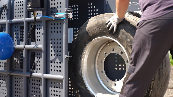 Клеть защитная для накачки грузовых шин (колес) Nordberg 46TC12