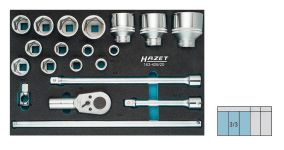 Набор торцевых головок Hazet 163-406/20