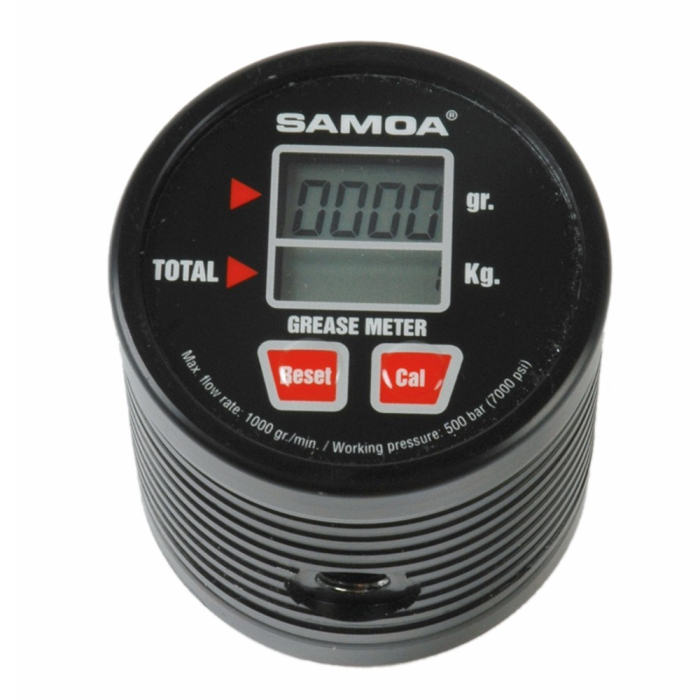 Счётчик топлива для консистентной смазки Samoa 411100, электронный, расходомер топлива, 50 л/мин