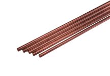 Прутки сварочные медные КЕДР CuSi3, Ø 2,0 мм, 1000 мм, пачка 5шт.