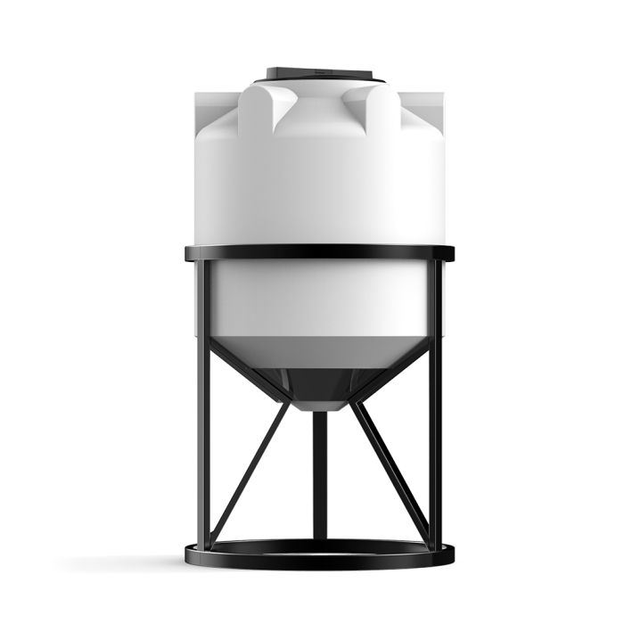 Емкость конусообразная Polimer-Group K 200, 200 литров, в обрешетке